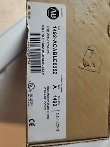 ALLEN BRADLEY 1492-ACABLE025Z SER. A (2.5M) (BR/WH) NSMP-OPEN BOX - Picture 1 of 3