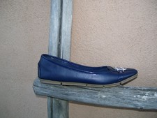 navy blue flats payless