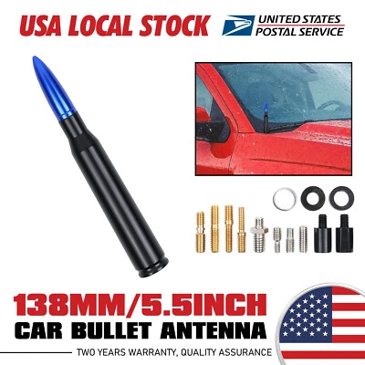 ANTENA BALA CALIBRE 50 Negro Azul PARA Chevrolet Express 2500 1998-2022 Foto 1 de 4
