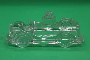 Vintage Glass Candy Container - Fire Engine Pumper - Picture 1 of 6