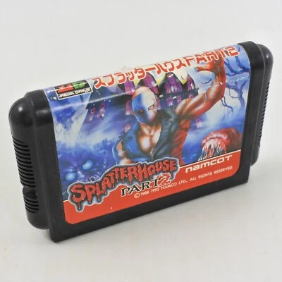 Mega Drive SPLATTER HOUSE PART 2 Cartridge Only Sega 1974 mdc - Image 1 of 4