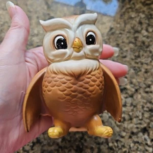 Vintage HTF Large Josef Originals Mama ? OWL Ceramic Figurine MINT - Picture 1 of 10
