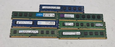 (LOT OF 40) Mixed Brand 8GB PC3L-12800U Desktop RAM - Image 1 of 2