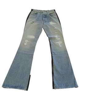 AMIRI Combo Bootleg Jeans Multicoloured Straight Leg Ladies Size 27 NEW RRP1570 - Picture 1 of 9