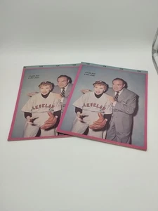 Juego de 2 Tabletas de Escritura RARAS De Colección Lucille Ball & Bob Hope Bonita Forma - Imagen 1 de 13
