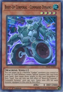 Boot-Up Corporal - Command Dynamo Super Rare Fists of the Gadgets YuGiOh Card - Picture 1 of 1