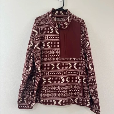 Chaqueta Pullover Relajada Polar Duluth Trading Estampado Geométrico Para Mujer Talla 3XL Foto 1 de 4