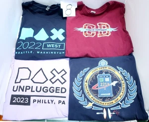 4 PAX CONVENTION / GEEK T-SHIRTS Paket GRÖSSE 3X Unplugged Cookie Brigade SET #8 - Bild 1 von 6