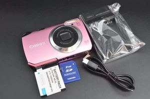 Canon PowerShot A3300 IS 16MP Compact Digital Camera Pink 5x Zoom #E10 - Picture 1 of 10