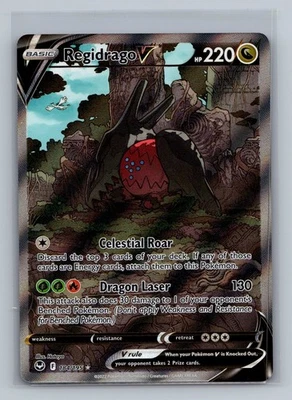 Carta de arte alternativo Pokémon TCG Regidrago v Silver Tempest 184/195 Foto 1 de 2