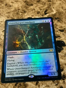 OVERCHARGED AMALGAM Magic MTG Innistrad Crimson Vow Foil - Picture 1 of 2