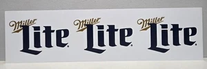 NEU Miller Lite Bier Boden Ständer Preisgeber Werbung Kunststoffschild 20"x5,25" - Bild 1 von 3