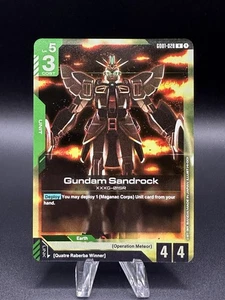 Gundam Sandrock (GD01-028) (NM) - Gundam Card Game - Newtype Rising (ENG) - Picture 1 of 3