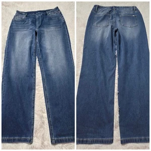 Halara High Waist Stretch Pull On Straight Jeans Größe Large Petite 32x27 - Bild 1 von 13