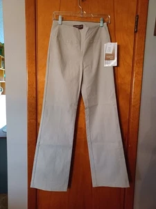 NWT Tribella Sport Beige Tan Stretch Long Pants Size 2 - Picture 1 of 7