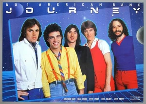 JOURNEY – rare original 1983 CBS/Sony Inc. promo poster **FRONTIERS** - Picture 1 of 3
