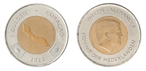 Curacao & Sint Maarten - Netherlands Antilles 1 Guilder, 2025, N #462590, Mint - Picture 1 of 3