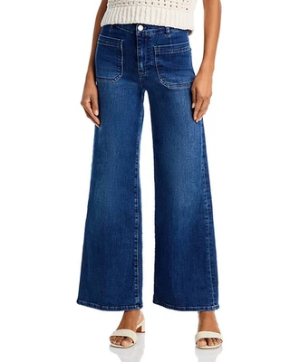 FRAME Le Slim Patch Pocket Palazzo Jeans MSRP $278 - Image 1 of 4