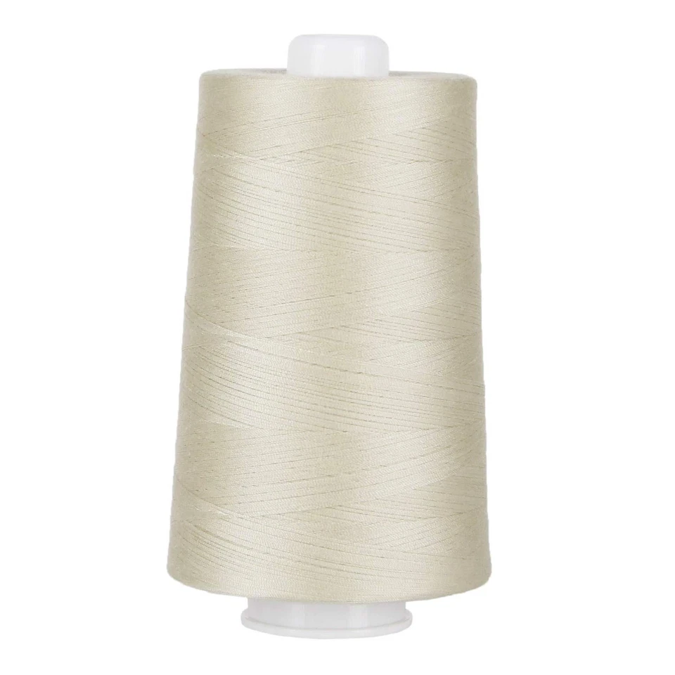 6000 Yard Omni Tex 30 Almond Polyester Thread Cone For Longarm Quilting - Image 1 of 1