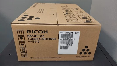 NEW OEM Ricoh Fax 430208 Toner Cartridge Type 5110 10,000 Yield for Ricoh 5510L - Image 1 of 3