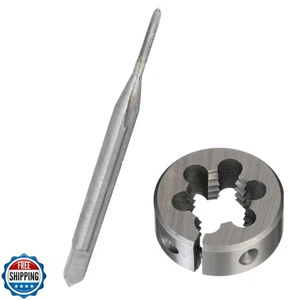 Drill America #4-40 UNC Tap and Die Kit, HSS Plug Tap and 1" OD HSS Round Die - Picture 1 of 5
