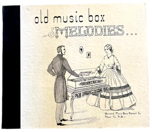 old music box MELODIES - Bernard Music Box Record Co. - Album No. R.B.1 - Picture 1 of 7