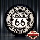 Historique Route 66 - Globe publicitaire en verre 13,5 - LIVRAISON GRATUITE