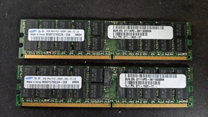 Samsung 4GB DDR2 2x2GB 2Rx4 PC2-5300P-555-12-J3 - Bild 1 von 2