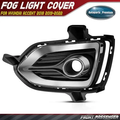 Front Right Fog Light Bezel Driving Lamp for Hyundai Accent 2018-2022 86522J0000 - Image 1 of 4