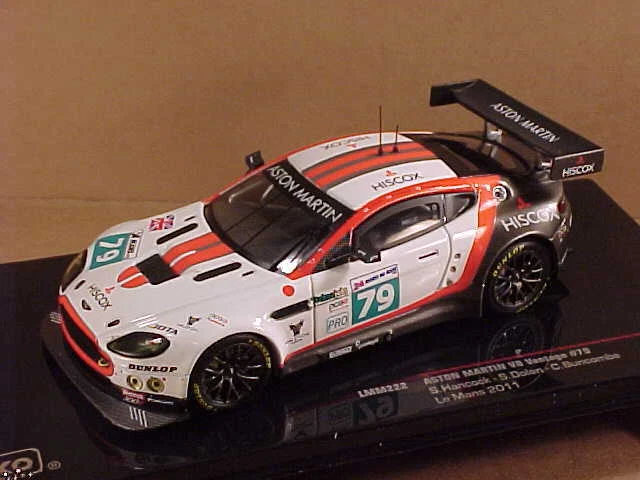 IXO #LMM222 1/43 Aston Martin V8 Vantage, 2011 LeMans, Aston Martin - Hiscox #79 - Image 1 of 1
