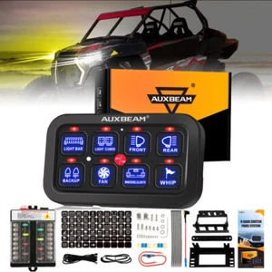 8 Gang Switch Panel LED Light Electronic System For Can-Am Polaris RZR Off-road - Picture 1 of 12