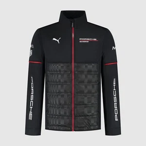 Porsche Motorsport PUMA Team Le Mans Hybrid Full Zip Jacket Black Official - Picture 1 of 7