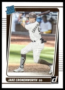 2021 DONRUSS RATED ROOKIE JAKE CRONENWORTH R97 - Picture 1 of 2