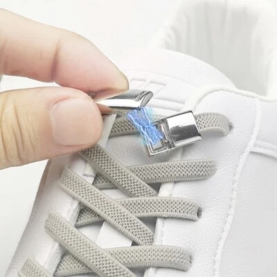 Magnetic Elastic Shoe Laces For Kids and Adult Sneakers Shoelace No tie Shoelace - Image 1 of 4