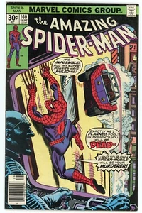 Amazing Spider-Man #160 Marvel Comics 1976 Last Spider Mobile - Imagen 1 de 11