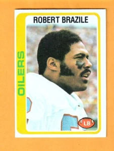 Robert Brazile Houston Oilers 1978 Topps #337 HOF Prichard Alabama - Bild 1 von 2