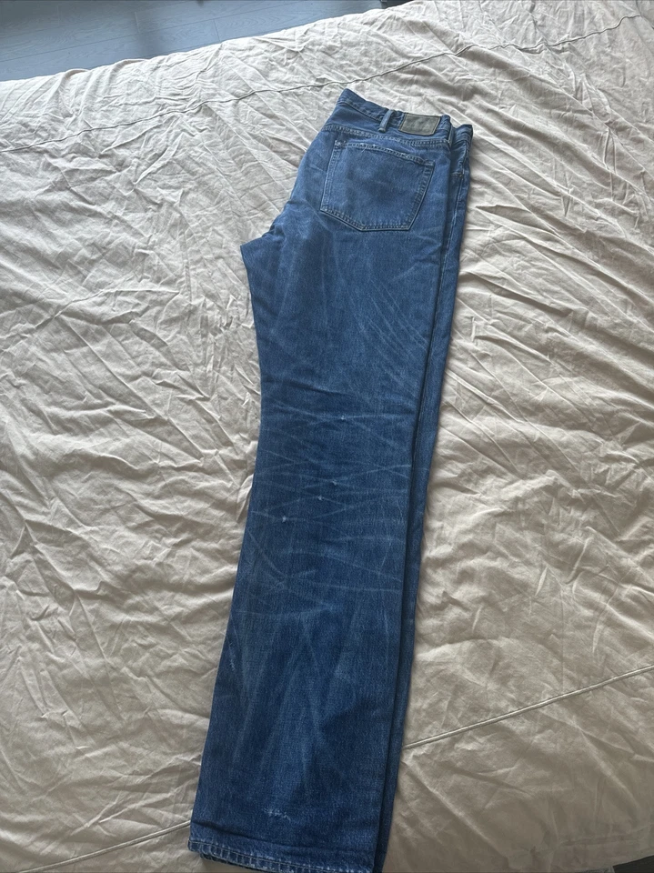 !Rare! Polo Ralph Lauren Men's Denim Blue Jeans HAMPTON STRAIGHT Size 42x38 LONG - Image 1 of 4