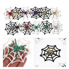 Small Fake Cobweb Black Scary Spiders Halloween Accessories