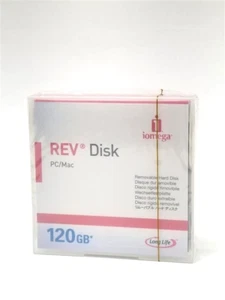 DISCO IOMEGA-REV... DISCO DURO EXTRAÍBLE PC/Mac; 120 GB "LARGA VIDA ÚTIL" - Imagen 1 de 3