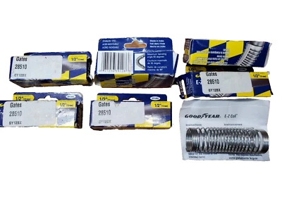 Juego de 6 bobinas E-Z de acero inoxidable - Goodyear GY12BX 1/2" 13 mm para doblar manguera Foto 1 de 2