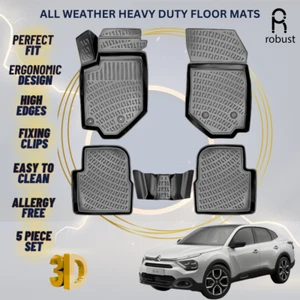 Alfombrillas forros para Citroen C4X 2023-2025 alfombras coche 3D de alta resistencia para todo tipo de clima - Imagen 1 de 9