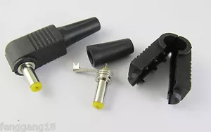DC Power Male Plug Right Angle Connector 4.8mmx1.7mm Adapter Plastic Yellow Head - Picture 1 of 1