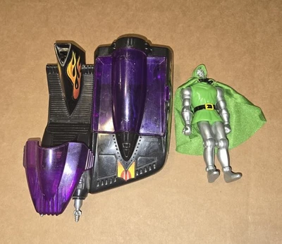  Completo 1984 Mattel Marvel Super Heroes Secret Wars Doom Cycle Bonito Foto 1 de 4