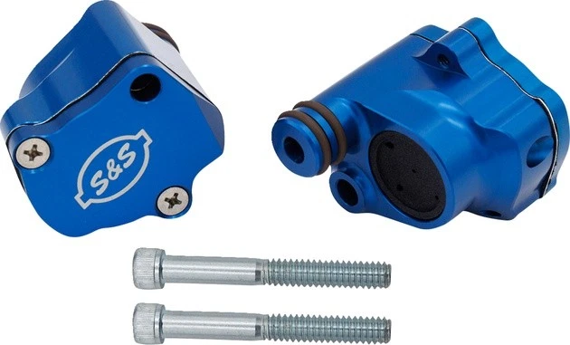 Kit respirador cabeza billet S&S azul #900-1186 Harley Davidson Foto 1 de 1