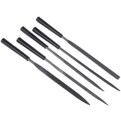 Set Needle Files For Metal Glass Hand Tools Jewelers 3 Size 5Pcs/Set Carving - Image 1 of 4