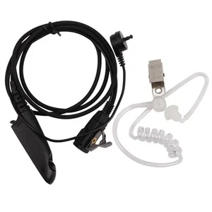 Air Acoustic Tube Earpiece Mic Headset PTT for GP380 Portable Radio Walkie1263 - Zdjęcie 1 z 8