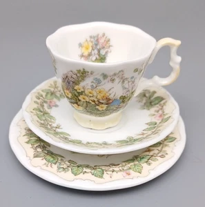 Royal Doulton Brambley Hedge Teetasse Miniatur 3 Stück Spring Collection - Bild 1 von 18