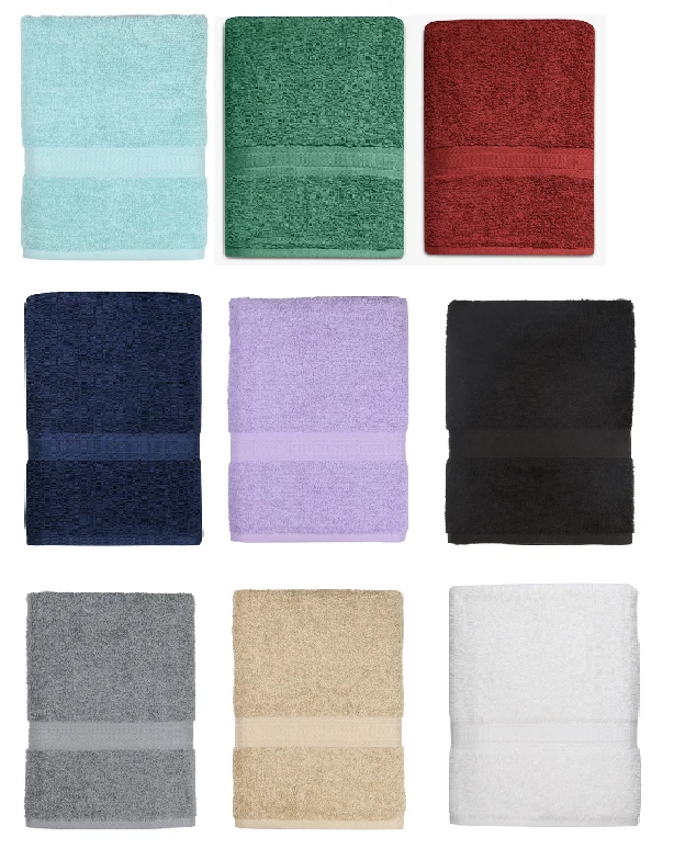 Toalla de baño básica Mainstays, toalla de baño suave 100 % algodón {{Selecciona tu color} Foto 1 de 1