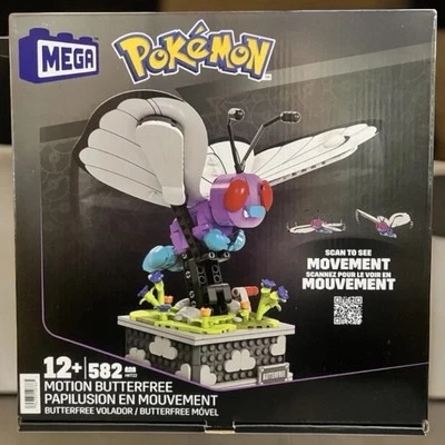 Mega Construx Pokemon Motion Butterfree Building Set 582 Piezas Nuevo con Movimiento Foto 1 de 4