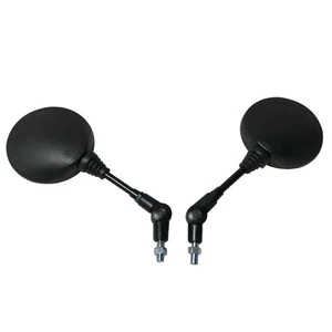 Bike Clear Rear View Reflectors 360 Degree Rotation for Motorbike Adjustable 2x - Picture 1 of 8